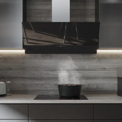 Dekorative Dunstabzugshaube Cecotec Bolero Flux DT 908001 Glass Black A++