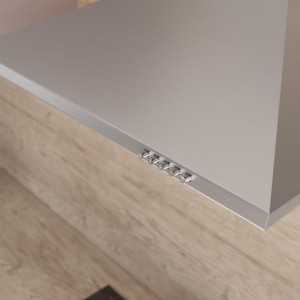 Pyramidenförmige Abzugshaube Cecotec Bolero Flux PM 604300 Inox C