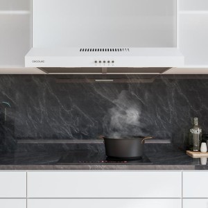 Herkömmliche Dunstabzugshaube Bolero Flux CM 602200 Weiß B