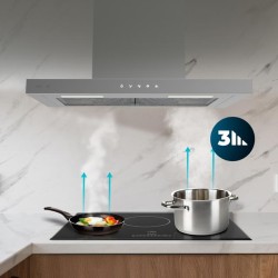 Campana Extractora T Cecotec Bolero Flux TT 604000 Inox B