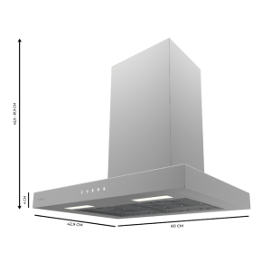 Campana Extractora T Cecotec Bolero Flux TT 604000 Inox B