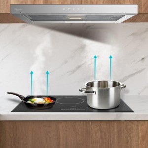 Teleskopische Dunstabzugshaube Cecotec Bolero Flux TLT 604000 Inox A+++