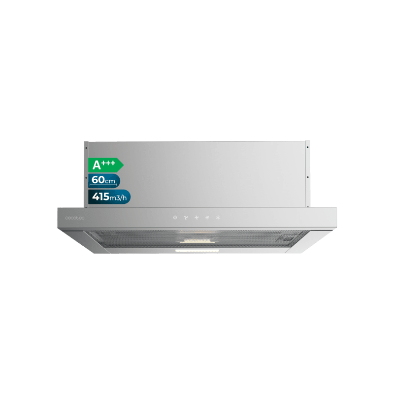 Campana Extractora Telescópica Cecotec Bolero Flux TLT 604000 Inox A+++