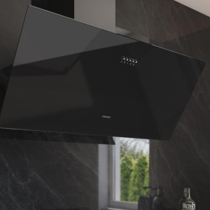 Dekorative Dunstabzugshaube Cecotec Bolero Flux DM 906500 Glass Black A