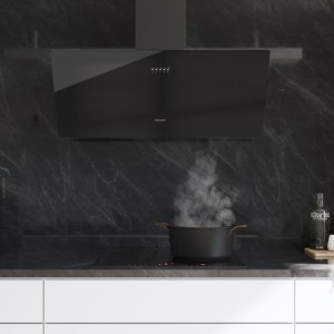 Dekorative Dunstabzugshaube Cecotec Bolero Flux DM 906500 Glass Black A