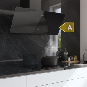 Dekorative Dunstabzugshaube Cecotec Bolero Flux DM 906500 Glass Black A