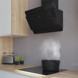 Dekorative Dunstabzugshaube Cecotec Bolero Flux DT 608000 Glass Black A++