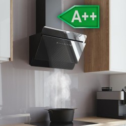 Dekorative Dunstabzugshaube Cecotec Bolero Flux DT 608000 Glass Black A++