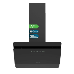 Dekorative Dunstabzugshaube Cecotec Bolero Flux DT 608000 Glass Black A++