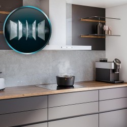 Dunstabzugshaube T Cecotec Bolero Flux TT 908000 Slim Glas Weiß A++