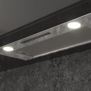Integrierte Dunstabzugshaube Cecotec Bolero Flux IT 755500 Inox A++