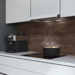 Teleskopische Dunstabzugshaube Cecotec Bolero Flux TLT 605500 Glas Weiß A++