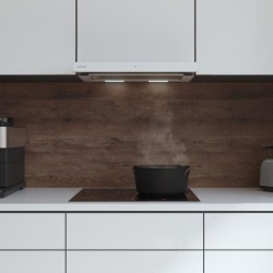 Teleskopische Dunstabzugshaube Cecotec Bolero Flux TLT 605500 Glass White A++