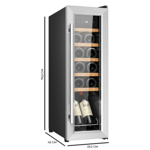 Vinothek Cecotec Bolero GrandSommelier 1250 CoolWood Compressor