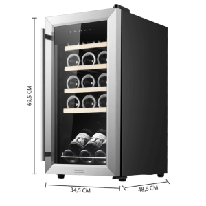 Vinothek Cecotec Bolero GrandSommelier 1550 Inox Compressor