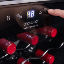 Vinothek Cecotec Bolero GrandSommelier 34030 Black Compressor