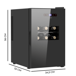 Vinoteca Cecotec Bolero GrandSommelier 1550 CoolCrystal Bodega