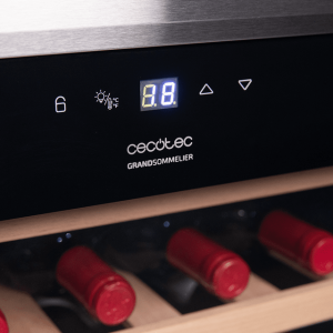 Vinoteca Cecotec Bolero GrandSommelier 34030 Inox Compressor