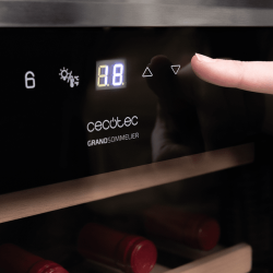 Vinoteca Cecotec Bolero GrandSommelier 34030 Inox Compressor