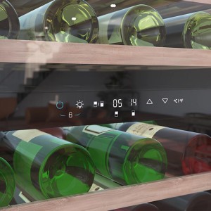 Integrierbare Vinothek Cecotec Bolero GrandSommelier Duo 57000 Touch Black Compressor