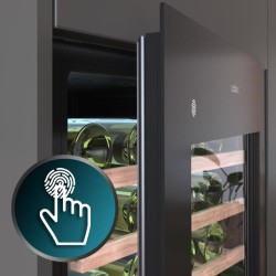 Integrierbare Weinbar Cecotec Bolero GrandSommelier Duo 57000 Touch Black Compressor