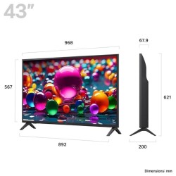 Televisor LG UHD 43UA75006LA 43" Ultra HD 4K con Smart TV y WiFi