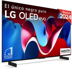 Televisor LG 4K OLED evo AI C4 OLED42C45LA 42" Ultra HD 4K con Smart TV y WiFi