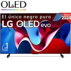 Televisor LG 4K OLED evo AI C4 OLED42C45LA 42" Ultra HD 4K con Smart TV y WiFi