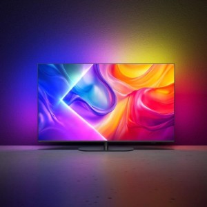 Televisor Philips QLED 50PUS9010 50" Ultra HD 4K Ambilight con Smart TV y WiFi