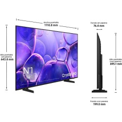 Televisor Samsung LED Crystal UHD TU50U8005FU 50" Ultra HD 4K con Smart TV y WiFi