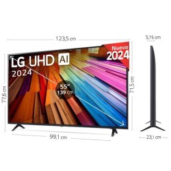 Televisor LG UHD 55UT80006LA 55" Ultra HD 4K con Smart TV y WiFi
