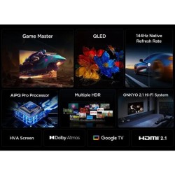 Televisor TCL QLED 65P8K 65" Ultra HD 4K con Smart TV y WiFi