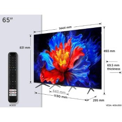 Televisor TCL QLED 65P8K 65" Ultra HD 4K con Smart TV y WiFi