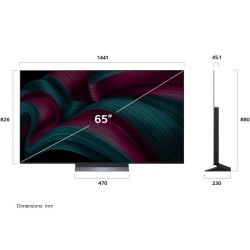Fernseher LG OLED Evo OLED65C54LA 65" Ultra HD 4K mit Smart TV und WiFi