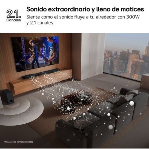Barra de Sonido con Bluetooth LG S40T 300W / 2.1