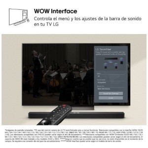 Barra de Sonido con Bluetooth LG S40T 300W / 2.1