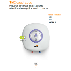 Termo Eléctrico Cuadrado Cointra TNC 30 PRO C Cuadrado de 30 Litros