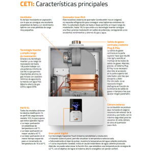 Calentador de Gas Cointra CETI 10 L para Gas Natural con KIT de Salida de Gases Estándar