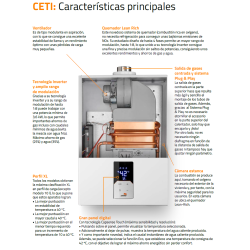 Calentador de Gas Cointra CETI 12 L para Gas Natural con KIT de Salida de Gases Estándar