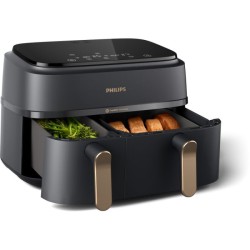 Freidora de Aire Philips Airfryer NA352/00 9 Litros con Doble Cesta