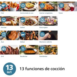 Freidora de Aire Philips Airfryer Serie 2000 NA221/00 4,2 Litros