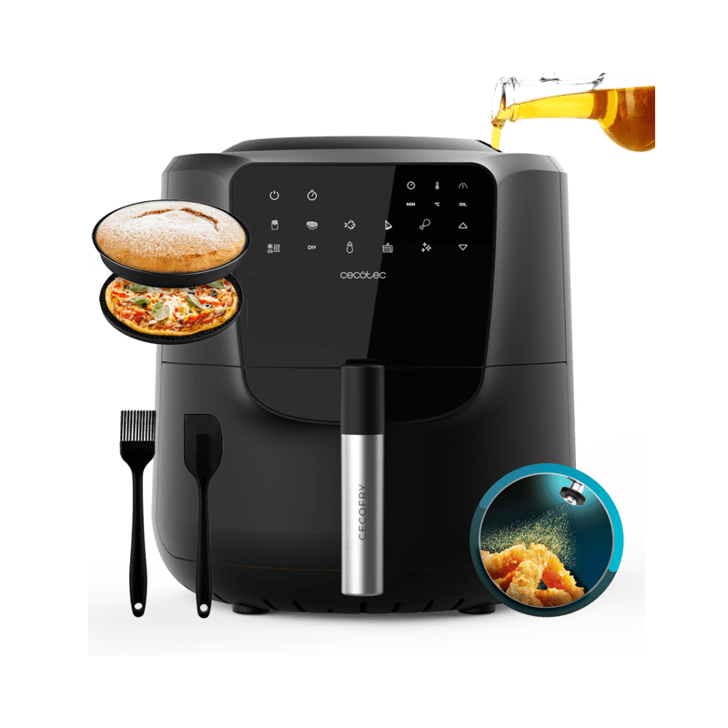Freidora de Aire Cecotec Airfryer Cecofry Rain Pack 5,5 Litros 1550 W