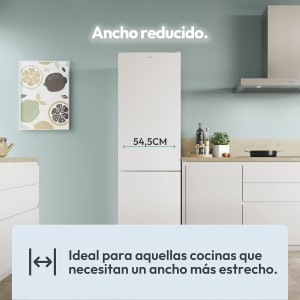Kühlschrank Combi CANDY CCT3L517EW Weiß Kapazität von 260 Liter