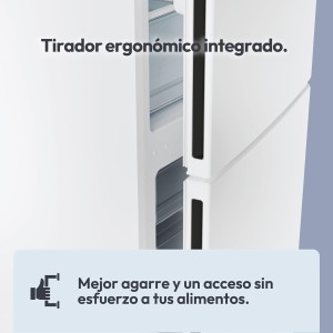 Frigorífico Combi CANDY CCT3L517EW Blanco Capacidad de 260 Litros