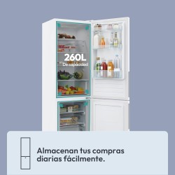 Kühlschrank Combi CANDY CCT3L517EW Weiß Kapazität von 260 Liter