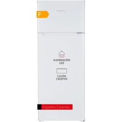 Kühlschrank Combi 2 Türen Corberó CF2PH14321W Weiß Kapazität von 206 Liter