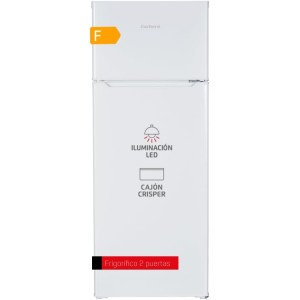 Kühlschrank Combi 2 Türen Corberó CF2PH14321W Weiß Kapazität von 206 Liter