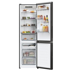 Frigorífico Combi CANDY CNCQ2T518EB Negro Capacidad de 280 Litros