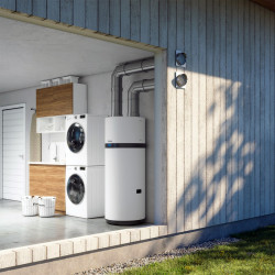 Bomba de calor ACS Aerotermia DAIKIN Altherma con Serpentín Solar EKHHE-PCV37