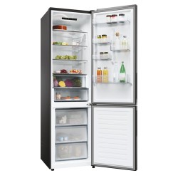 Frigorífico Combi CANDY CNCQ2T620EB Negro Capacidad de 409 Litros